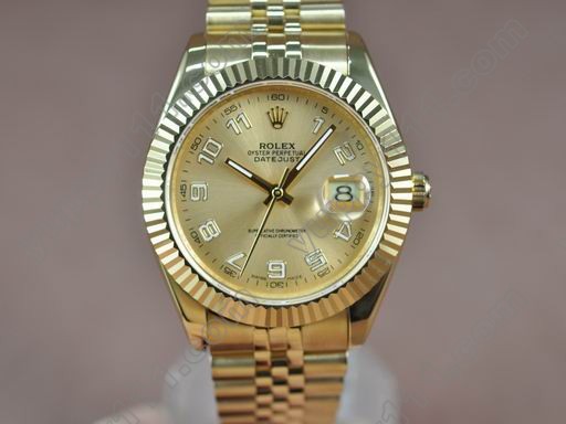 ロレックスDatejust Men YG Swiss Eta 2836-2 自動巻き