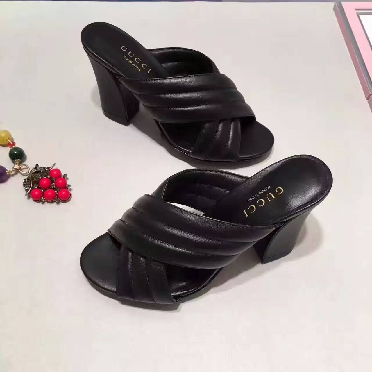 グッチコピー 靴 GUCCI 2024新作 オシャレ 高貴の気質 ローヒール gishoes170315-21