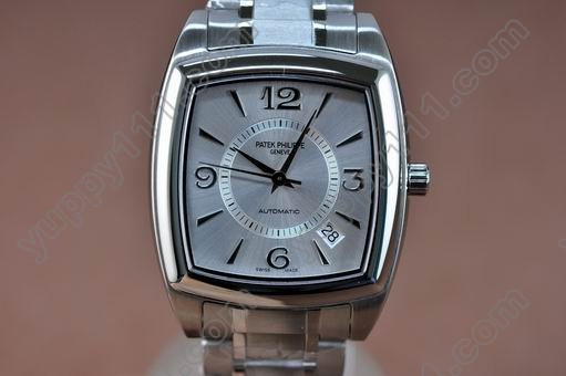 パテックフィリップPatek Philippe Calastrava SS/SS Grey Swiss Eta 2824-2自動巻き