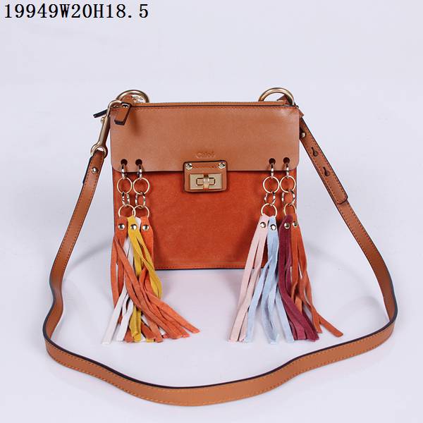 クロエコピー バッグ CHLOE 2024春夏新品 レディース フリンジ 斜めがけ ショルダーバッグ 19949-8