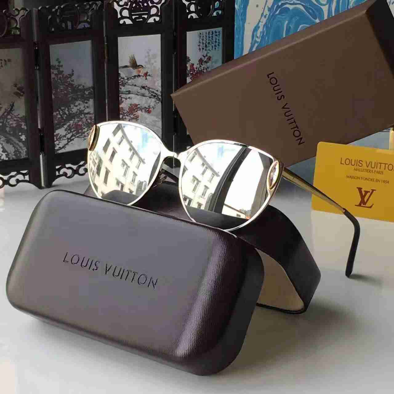 ルイヴィトンコピー サングラス 2024秋冬新作 LOUIS VUITTON UVカット 高品質 眼鏡 lvglass161101-3