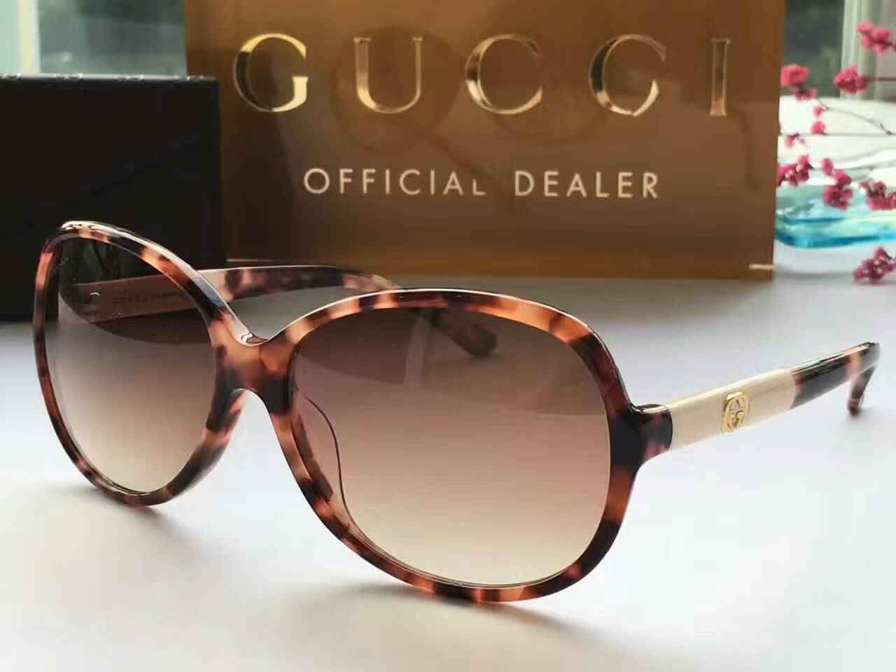 グッチコピー サングラス 2024秋冬新作 GUCCI UVカット ビッグフレーム サングラス giglass160917-12