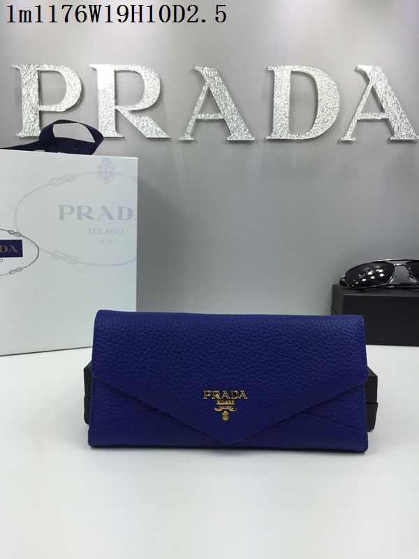 プラダコピー 財布 PRADA 2024春夏新作 人気 レディース 二つ折長財布 1M1176-11