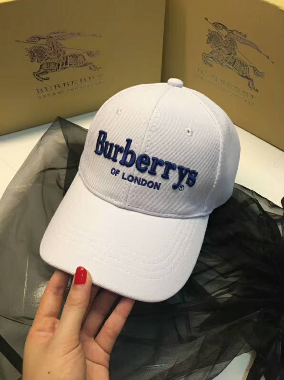 バーバリー偽物 帽子 2024新作 BURBERRY 男女兼用 キャップ bur180724p85