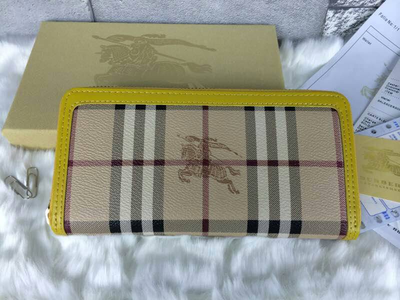 バーバリーコピー 財布 BURBERRY 2024春夏新作 レディース ラウンドファスナー長財布 buwallet150603C-3