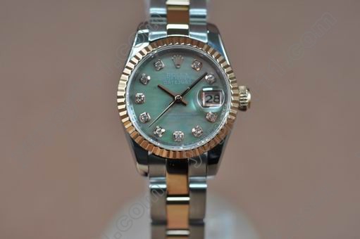 ロレックスRolex Datejust Ladies TT Swiss Eta 2671-2自動巻き