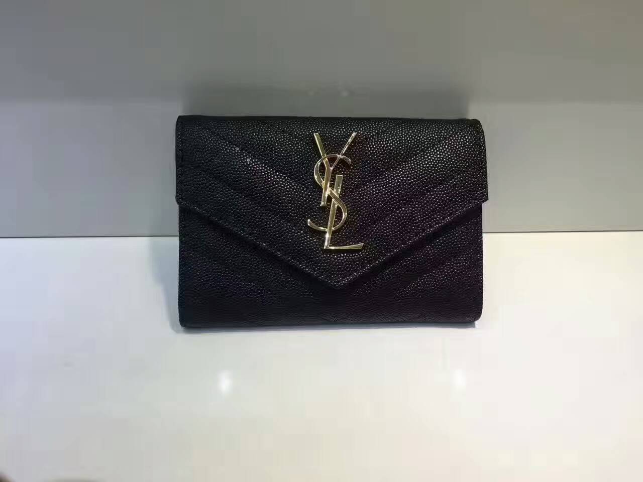 サンローランコピー 財布 2024新作 Yves Saint Laurent レディース フラップミニコンパクト財布 414403-6