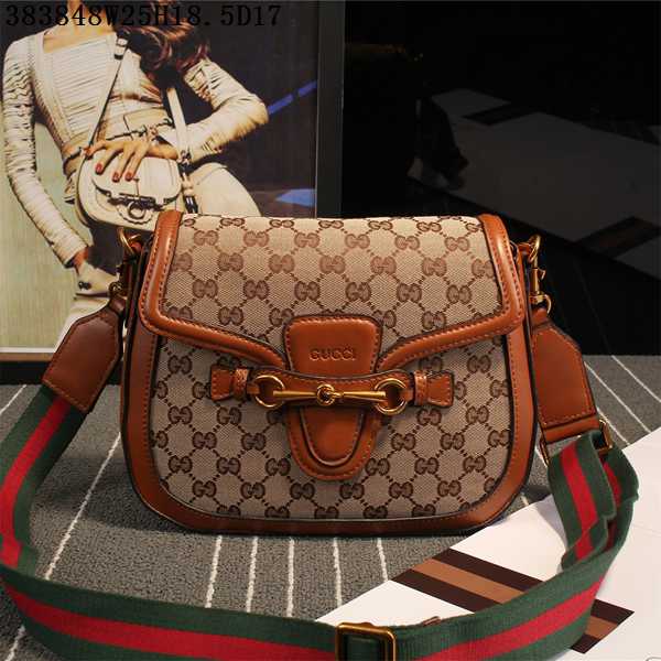 グッチコピー バッグ GUCCI 2015秋冬新作 GG柄 レディース 斜め掛けショルダーバッグ 383848-2