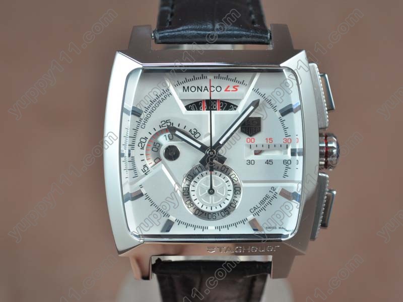 タグホイヤーTag Heuer Monaco SL Chrono SS/LE White dial A-7750自動巻き