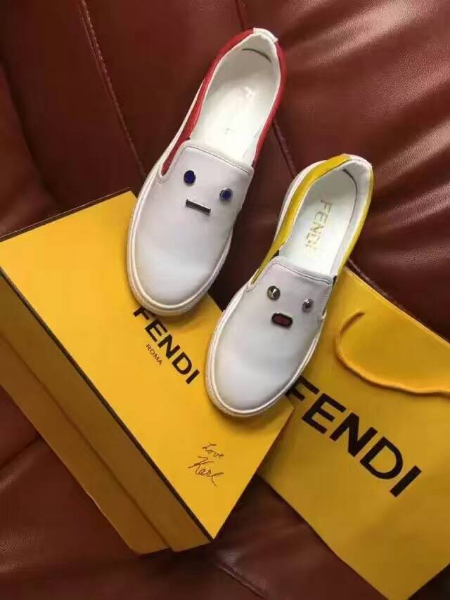 フェンディコピー 靴 FENDI 2024春夏新品 レディース スニーカー カジュアル スリッポン fdshoes160726-6