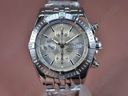 ブライトリング Breitling Chronomat Evolution Ult V3 SS/SS Grey Stk A-7750自動巻き