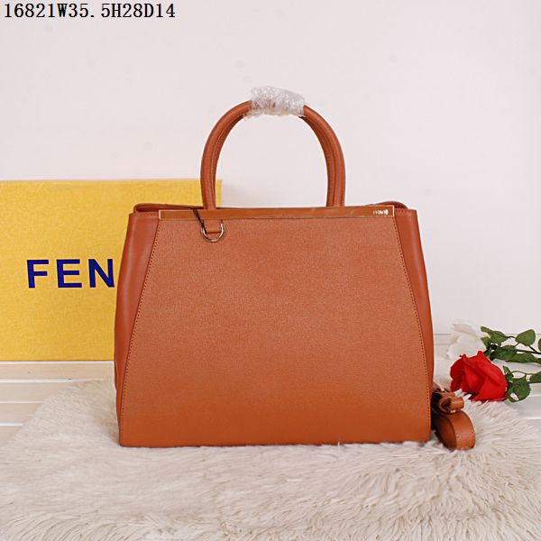 フェンディコピーバッグ 2014秋冬新作 FENDI 通勤·通学や旅行など 2way レディース ハンドバッグ 大容量 カーキ色 16821-1