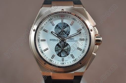 IWC Ingenuier RG/RU White Japan OS10クオーツストップウォッチ