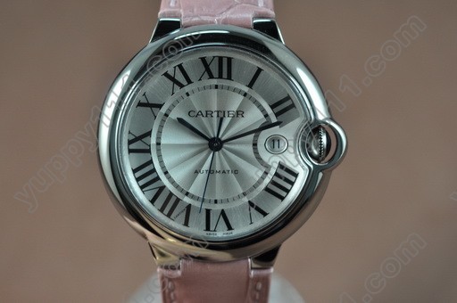 カルティエCartier Ballon Blue de Cartier White Swiss Eta 2824-2 Automatic自動巻き