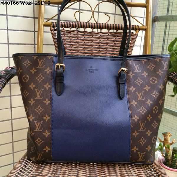 ルイ・ヴィトンコピー バッグ LOUIS VUITTON 2014秋冬新作 モノグラム 大容量 レディース 手さげ/肩かけ トートバッグ ブルー 40166-5