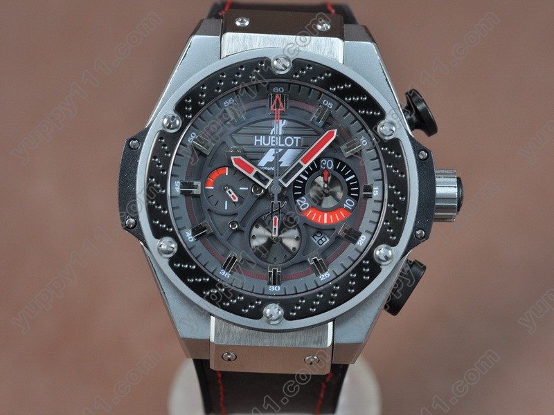 ウブロHublot Big Bang King Power F1 Limited SS/LE Dark Grey Asia 7750自動巻き