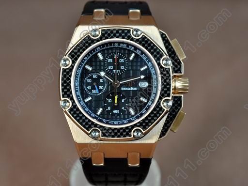 オーデマ・ビゲAudemars Piguet Montoya Limited Ed RG/LE Black A-7750自動巻き