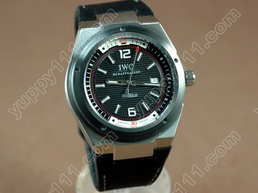 IWC Watches 2007 Ingenuier SS/NY Black Asian 2824-2自動巻き