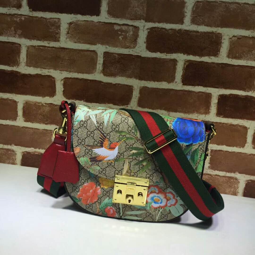 グッチコピー バッグ 2024新作 Gucci ティアン パッドロック ショルダーバッグ 453189