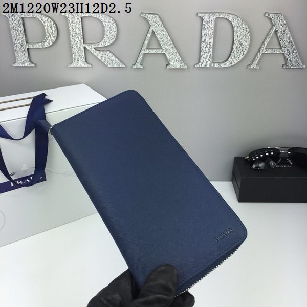 プラダコピー 財布 PRADA 2024春夏新作 高品質 メンズ ラウンドファスナー長財布 2m1220-4