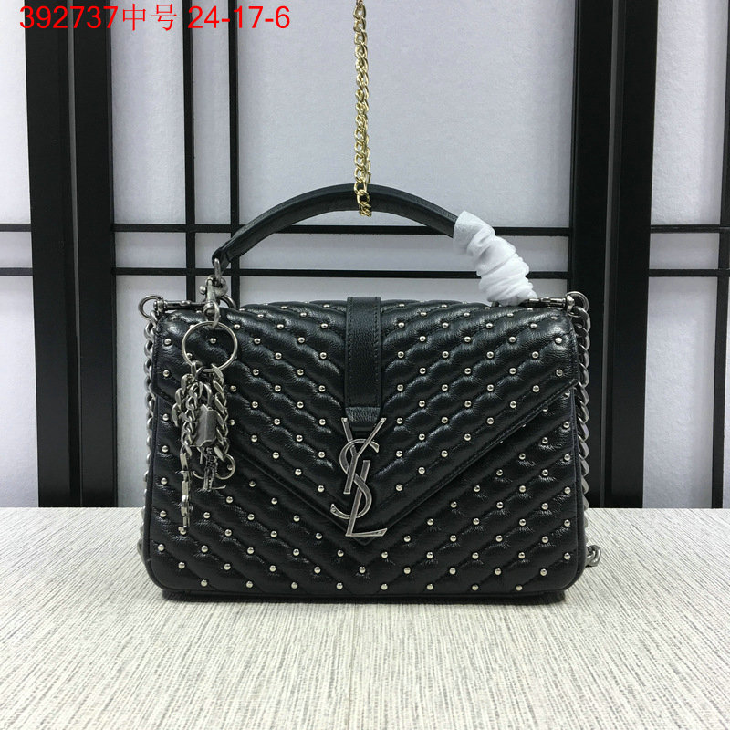 サンローランコピー バッグ 2024新作 Yves Saint Laurent チェーンストラップ2wayショルダーバッグ MM392737-18