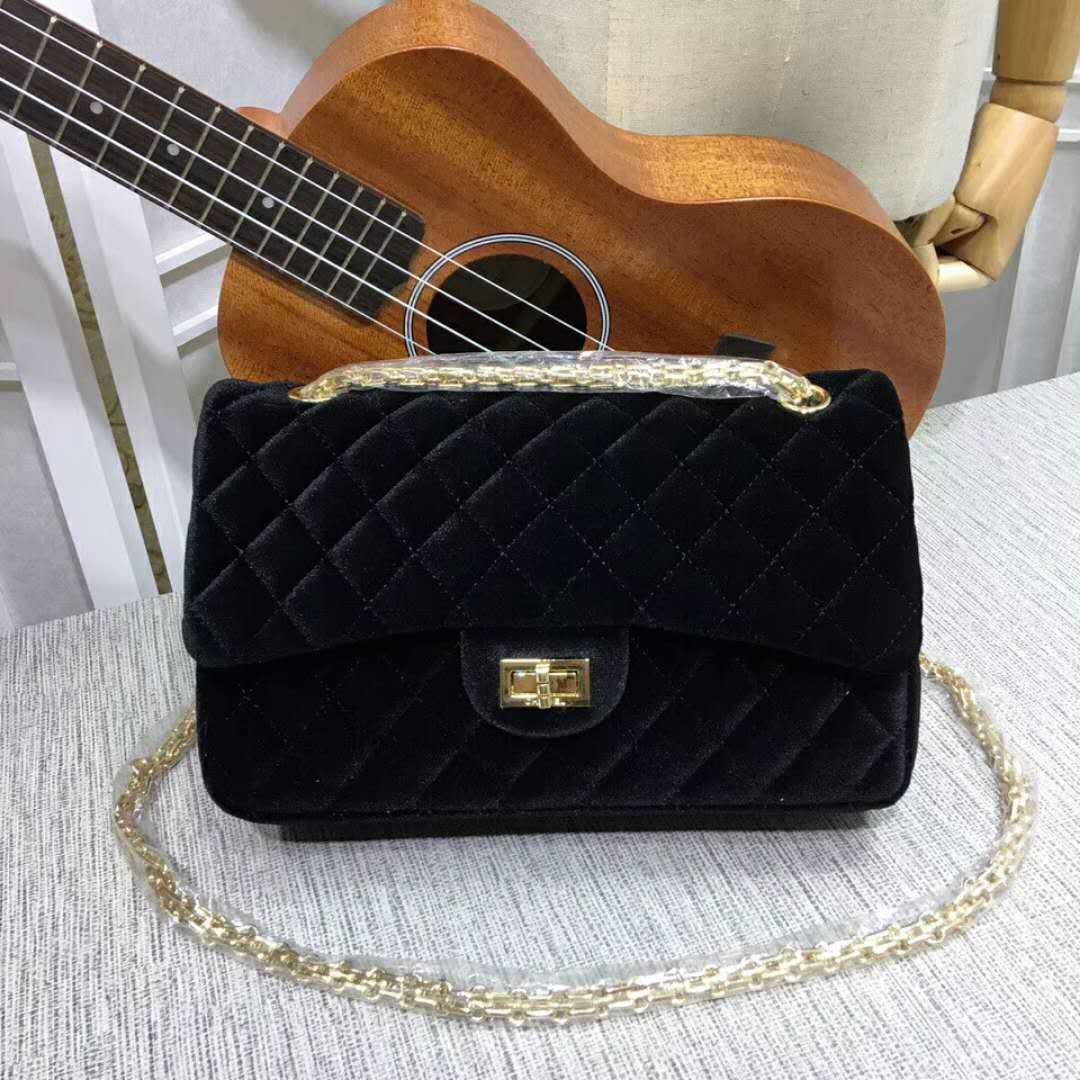 シャネルコピー バッグ 2024新作CHANEL 綿ネル チェーンショルダーバッグ ゴールド金具 1112A-17