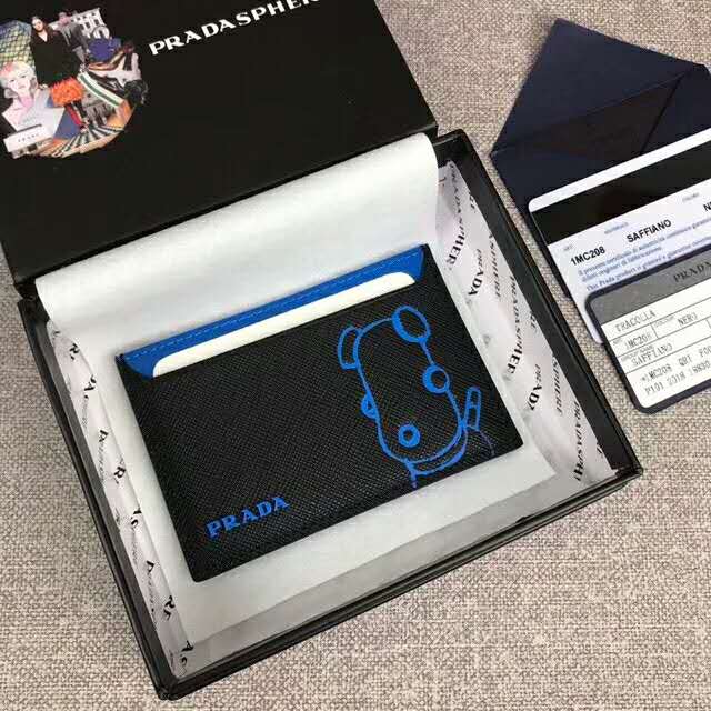 プラダコピー財布 PRADA 2024新作 マリア サフィアーノ カードケース 1MC208-2