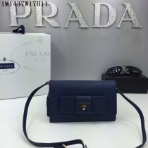 プラダコピー 財布 PRADA 2024秋冬新作 多機能 レディース 二つ折財布 セカンドバッグ·ポーチ 1M1437-2