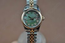 ロレックスRolex Datejust Ladies TT Swiss Eta 2671-2自動巻き