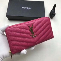 サンローラン偽物 財布 Saint Laurent ラウンドファスナー長財布 358094