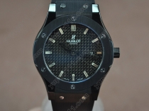 ウブロHublot Big Bang 45mm PVD/RU Fiber dial Asia Eta 2824-2 Auto自動巻き