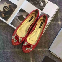 ドルチェ&ガッバーナコピー 靴 D&G 2024最新作 レディース レース パンプス dgshose161213-5