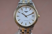 ロンジンLongines Man La Grande Classique TT White Swiss Eta 2824-2自動巻き