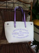 ルイヴィトンコピー 2014春夏新作 バッグ LOUIS VUITTON 超美品! キャンバス ミディアム レディース ショルダーバッグ トートバッグ パープル 94302-1