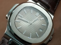 パテックフィリップPatek Philippe Nautilis Jumbo SS/LE Grey/Sticks自動巻き