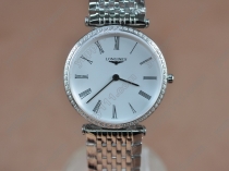 ロンジンLongines Man La Grande Classique SS/SS/Diam White Swiss Quartzクオーツ