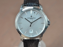 ヴァシュロンコンスタンタンVacheron Constantin Patrimony SS/LE White Swiss eta 2824-2自動巻き