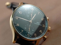 IWC Portuguese Chrono Auto RG Black自動巻き