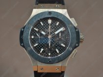 ウブロHublot Big Bang 44mm RG Ceramic Bezel Carbon Fibre dial A-7750自動巻き