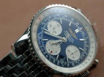 ブライトリングBreitling avitimer Blue Dial Stick Markers Working Chronograph自動巻き