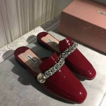 ミュウミュウコピー 靴 2024新作MIUMIU レ人気 おしゃれ/オシャレ フラットシューズ miushoes170407-1