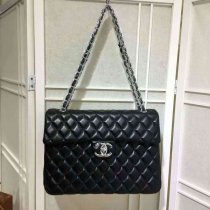 偽物シャネル バッグ CHANEL 2024新作 Wフラップチェーンショルダーバッグ シルバー金具 35974-2