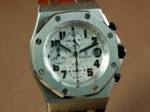 オーデマ・ピゲAudemars Piguet Royal Oak Chronograph SS/LE Safari Wht A-7750自動巻き