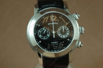 オーデマ・ピゲAudemars Piguet Globe Chronograph SS/LE Black Asia 7750自動巻き