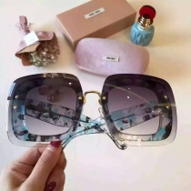 新品 ミュウミュウコピー サングラス 2024春夏新作 MIUMIU レディース UVカット 眼鏡 mmglass160605-1