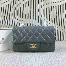 シャネルコピー バッグ CHANEL 2024春夏新品 エナメル レディース 光沢感 チェーンショルダーバッグ 611-6