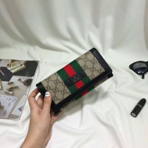 2024新作 グッチコピー 財布 GUCCI カジュアル かぶせ式長財布 二つ折り長財布 476042-1