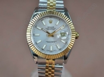 ロレックスsRolex Datejust Men TT Swiss Eta 2836-2自動巻き