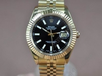 ロレックスDatejust Men YG Swiss Eta 2836-2 自動巻き