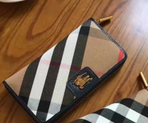 2024新品 バーバリーコピー 財布 BURBERRY 超人気 レディース ラウンドファスナー長財布 burqb161225-17